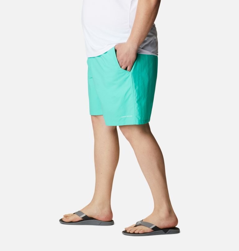 Men's Columbia PFG Backcast III Water Shorts Turquoise | Plus Size CA-DA651